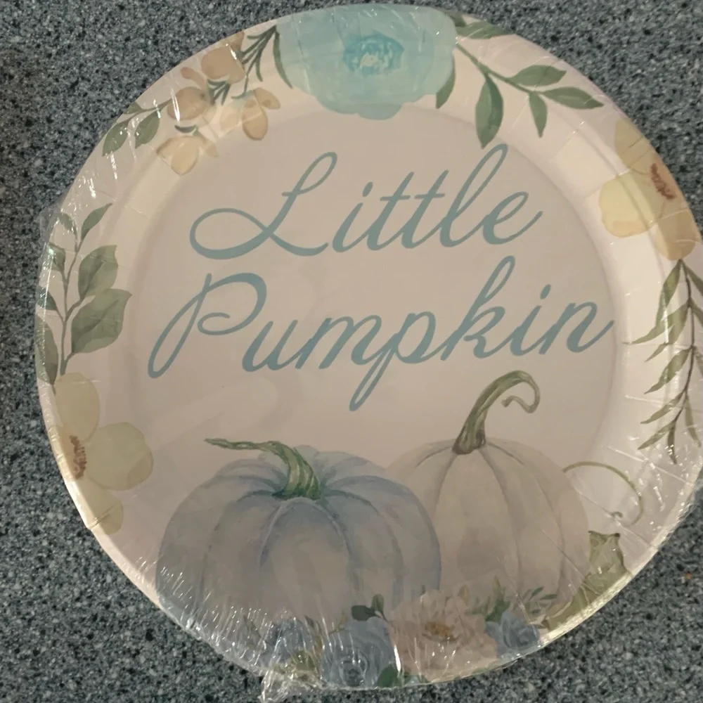 Pumpkin Party Supplies Tableware Set - Fall Theme Party Decorations. New